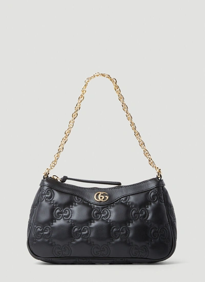 Gucci Women Gg Matelassé Handbag In Black