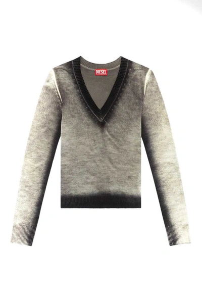 Diesel Sweaters In Grey