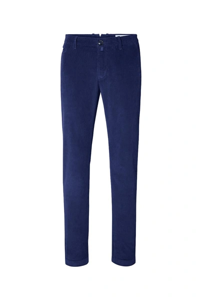 Jacob Cohen Trousers In Dark Blue