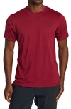 Rvca Sport Vent Logo Graphic T-shirt In Deep Magenta