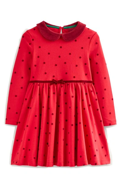 open lace back dress Girls Polka Dot Dress With Headband