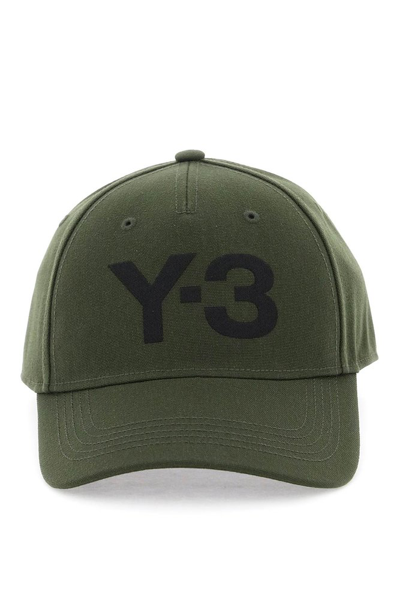 Y-3 Baseball Cap With Logo Embroidery In Green