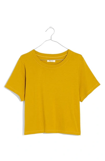 Madewell Lakeshore Crop T-shirt In Golden Meadow