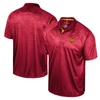 COLOSSEUM COLOSSEUM CARDINAL IOWA STATE CYCLONES HONEYCOMB RAGLAN POLO