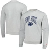 League Collegiate Wear Heather Gray Penn State Nittany Lions Tall Arch Essential Pullover Sweatshirt In Heather Gray