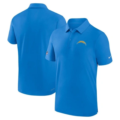 Nike Los Angeles Chargers Sideline Coach Menâs  Men's Dri-fit Nfl Polo In Blue