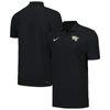 Nike Black Wake Forest Demon Deacons Sideline Polo In Black