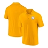 Fanatics Men's  Gold Pittsburgh Steelers Component Polo Shirt In Gold