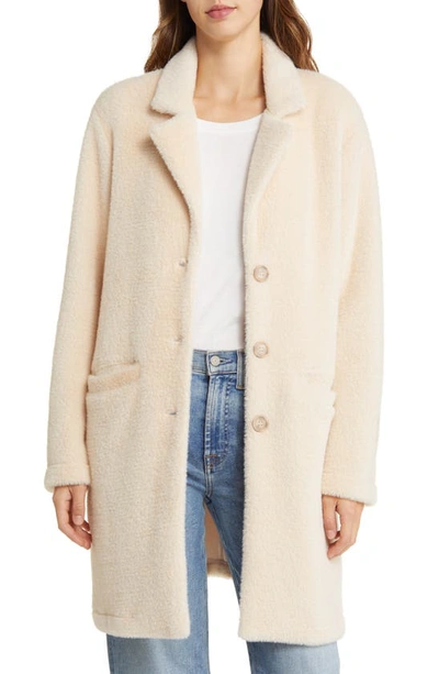 Sanctuary Hometown Faux Fur Jacket In Toasted Macadamia