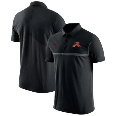 Nike Men's  Black Minnesota Golden Gophers Coaches Performance Polo Shirt