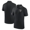 NIKE NIKE BLACK LAS VEGAS RAIDERS SIDELINE COACHES PERFORMANCE POLO