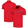 Levelwear Red St. Louis Cardinals Sector Batter Up Raglan Polo In Red