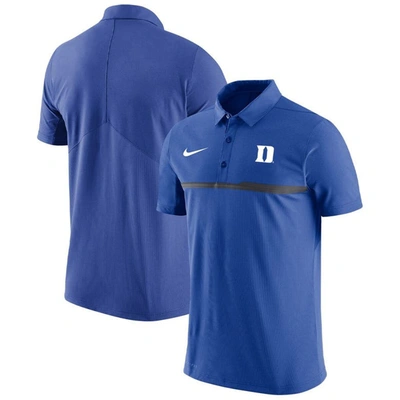 Nike Men's  Royal Duke Blue Devils 2023 Coaches Performance Polo Shirt