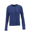 POLO RALPH LAUREN POLO RALPH LAUREN PONY EMBROIDERED KNITTED CARDIGAN