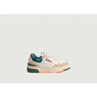 Autry Rookie Sneakers In White Suede And Leather In Multi-colored