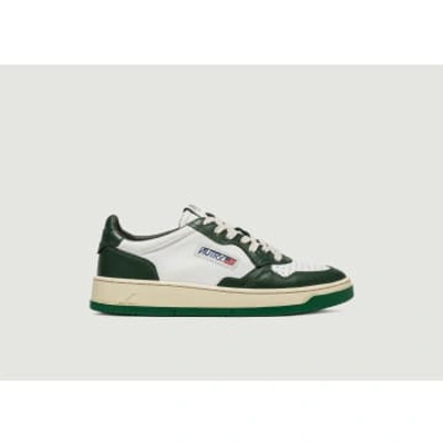 Autry Sneakers 01 Low Man Leat White Green