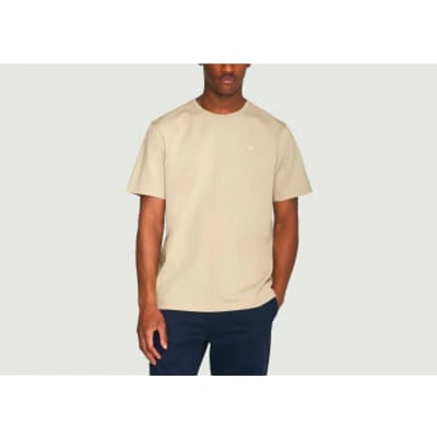 Knowledge Cotton Apparel Badge Regular Fit T-shirt