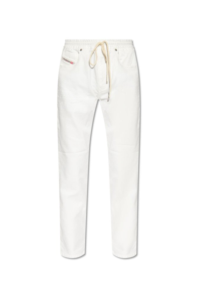 Diesel 2030 D Krooley Drawstring Jeans In White