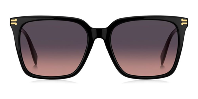 Marc Jacobs Eyewear Rectangular Frame Sunglasses In Black