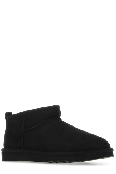 Ugg Classic Ultra Ankle Boots In Black