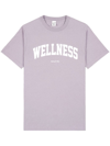 SPORTY AND RICH SPORTY & RICH WELLNESS LOGO PRINTED CREWNECK T
