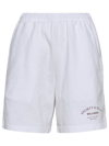 SPORTY AND RICH SPORTY & RICH WELLNESS STUDIO LOGO PRINTED SHORTS
