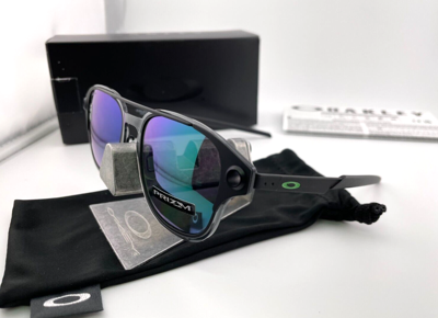Pre-owned Oakley Coldfuse Matte Black With Prizm Jade Polarized Sunglasses Oo6042-08