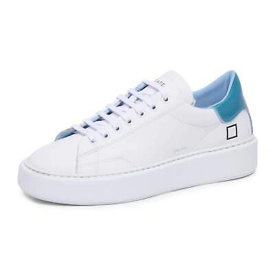 Pre-owned Date 1048as Sneaker Donna D.a.t.e. Sfera Patent Woman Shoes In Bianco
