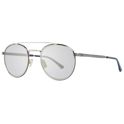 Pre-owned Jimmy Choo Jich-1045832 Men Gold Brown Sunglasses Metal Aviator Mirrored Eyewear