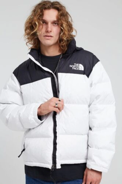 Pre-owned The North Face - 1996 Retro Nuptse 700 Puffer Jacket In White