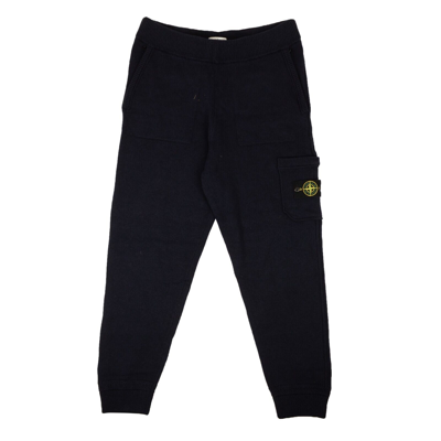 Pre-owned Stone Island Navy Blue Knit Wool Blend Pants Size L $510