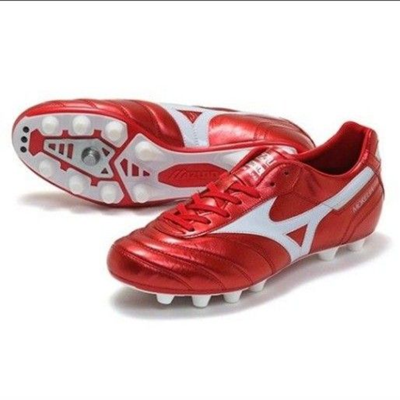 Pre-owned Mizuno Morelia 2 Japan Passion Red Pack Soccer Cleat Us8.5 Eu41.5 26.5cm Box From Japan