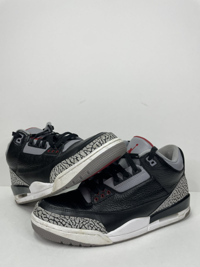 Pre-owned Jordan Brand Air Jordan 3 Retro Black Cement 2011 Shoes