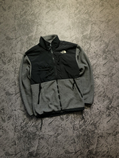 Pre-owned The North Face X Vintage Jacket The North Face Multi Pocket Fleece In Silver
