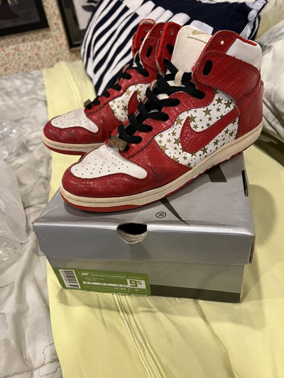 Pre-owned Nike X Supreme Dunk High Pro Sb Red 2003 Shoes