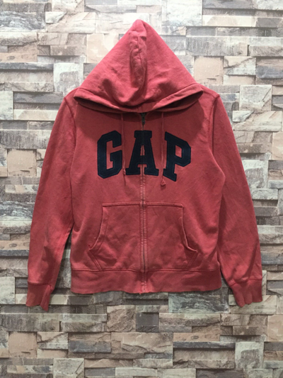 Pre-owned Gap X Winter Session Gap Hoodie Zipper Up Xs Fit To Xxs 8-76 In Red