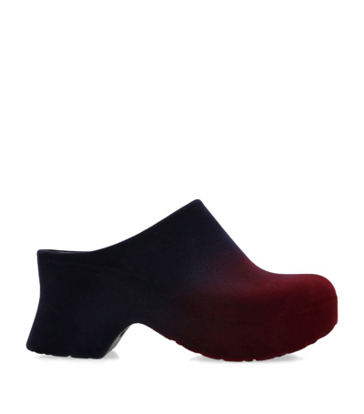 Loewe Terra Wedge Clogs 90 In Burgundy