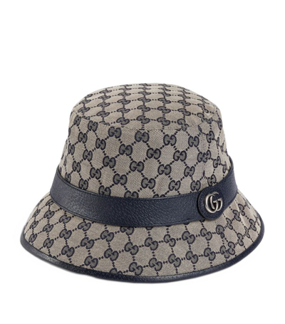 Gucci Gg Canvas Bucket Hat In Blue