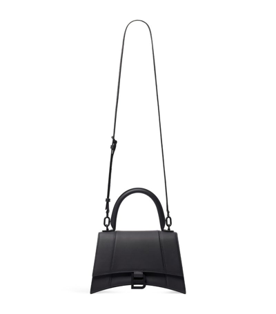 Balenciaga Small Hourglass Top-handle Bag In Black