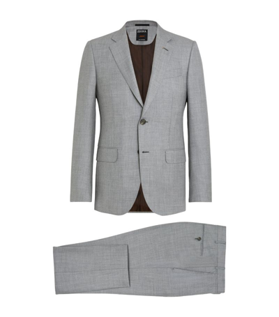 Zegna Oasi Cashmere 2-piece Suit In Grey