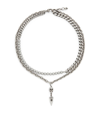 ALEXANDER MCQUEEN ALEXANDER MCQUEEN FAUX PEARL SKULL NECKLACE