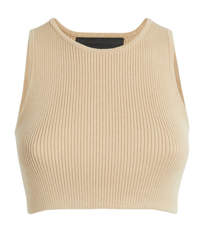 Fear Of God Cotton-blend Tank Top In Beige