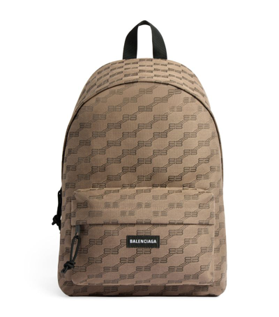 Balenciaga Signature Backpack In Beige