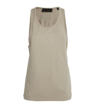 Fear Of God Cotton-blend Tank Top In Grey