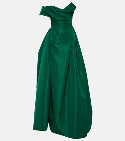 Vivienne Westwood Strapless Gown In Green
