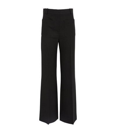 Victoria Beckham Alina Tailored Trousers In Black