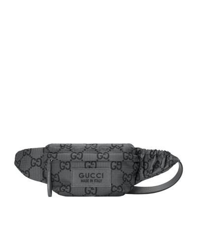 Gucci Recycled Canvas Gg Belt Bag In Grey