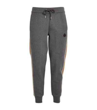 Moncler Cotton Track-pants In Grey