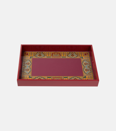 Etro Tabletop Tray In Red