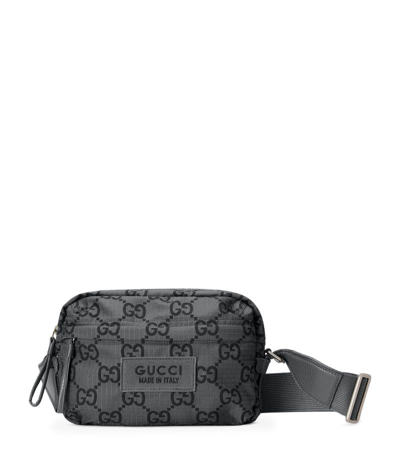 Gucci Recycled Canvas Gg Cross-body Bag In Grey